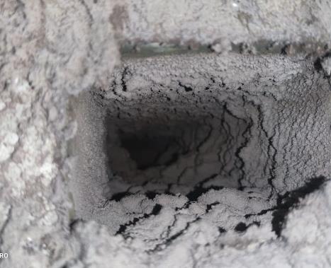 Prachové znečištění - před čištěním