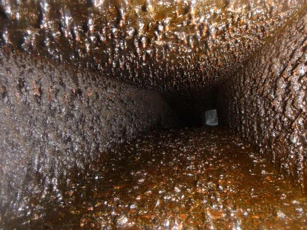 Potrubí před čištěním